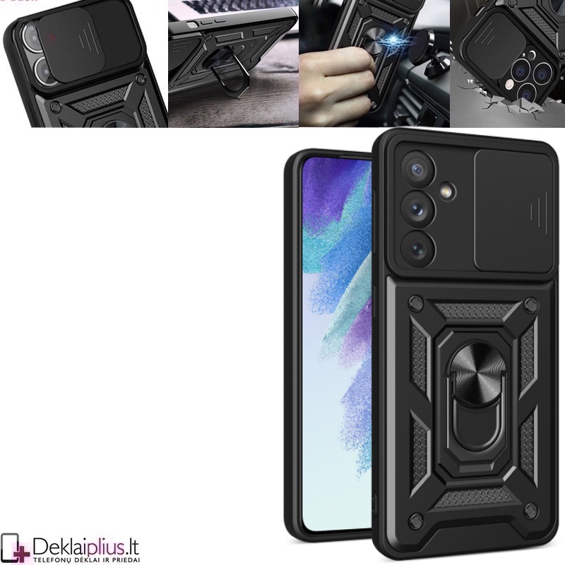 5in1 smūgiams atsparus dėklas su žiedu ir kameros apsauga (Samsung A54 5G) 5in1 smūgiams atsparus dėklas su žiedu ir kameros apsauga (Samsung A54 5G)